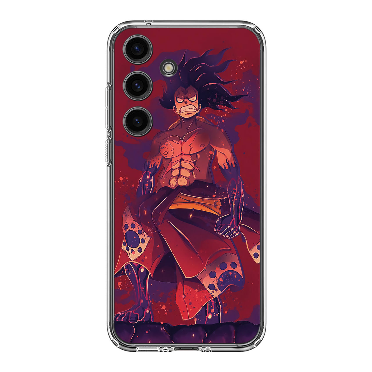 Luffy Snake Man Art Samsung Galaxy S24 FE Case