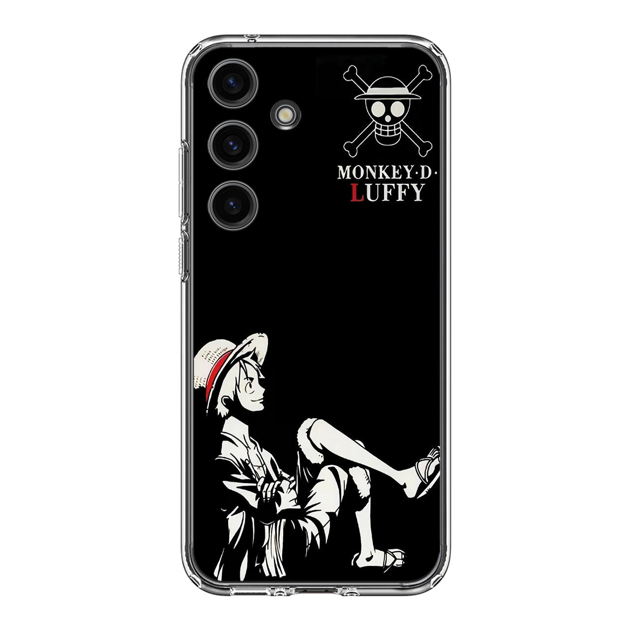 Monkey D Luffy Black And White Samsung Galaxy S24 FE Case