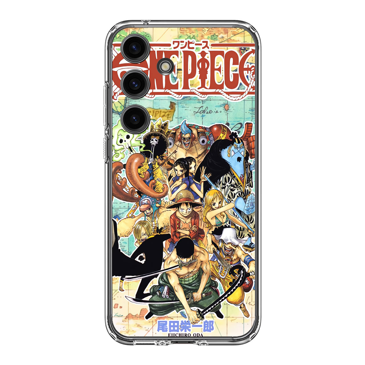 One Piece Comic Straw Hat Pirate Samsung Galaxy S24 FE Case