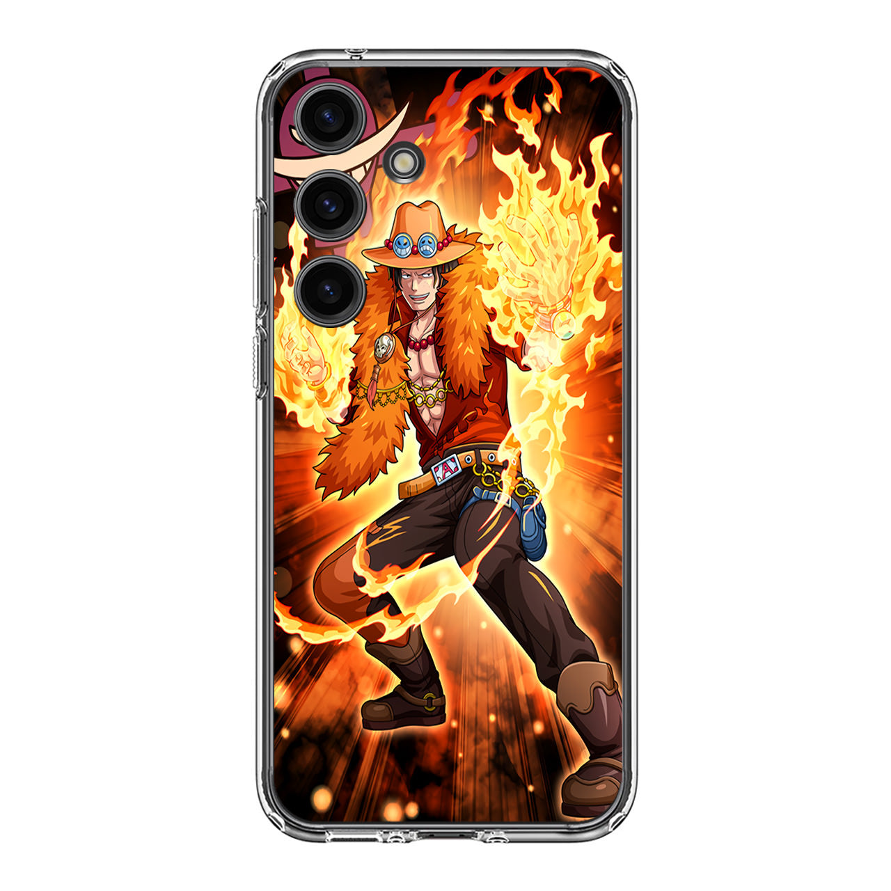 Portgas D Ace Fire Power Samsung Galaxy S24 FE Case