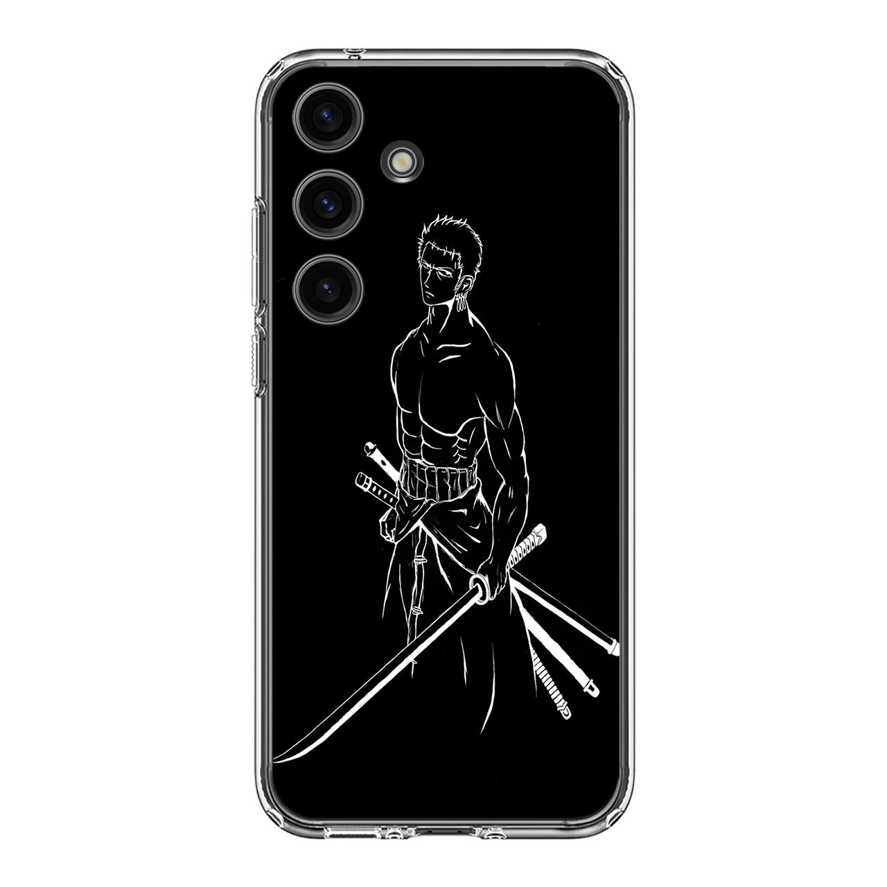 Roronoa Zoro Outlines Samsung Galaxy S24 FE Case