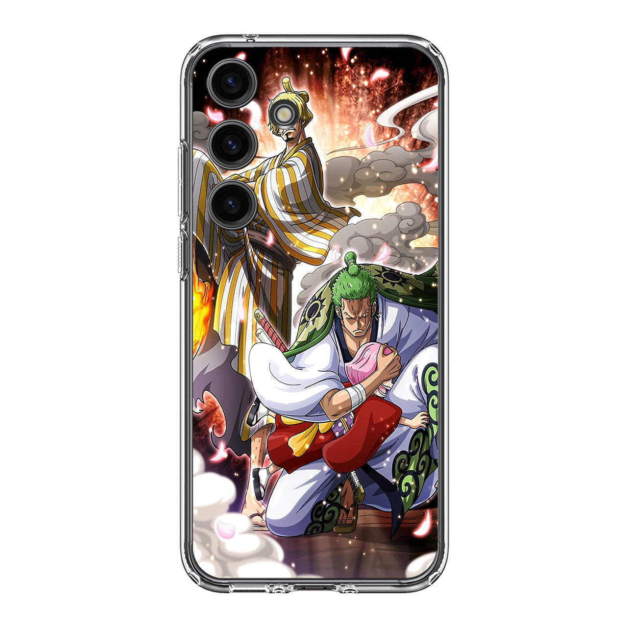 Sanji And Zoro Saving Otoko Samsung Galaxy S24 FE Case