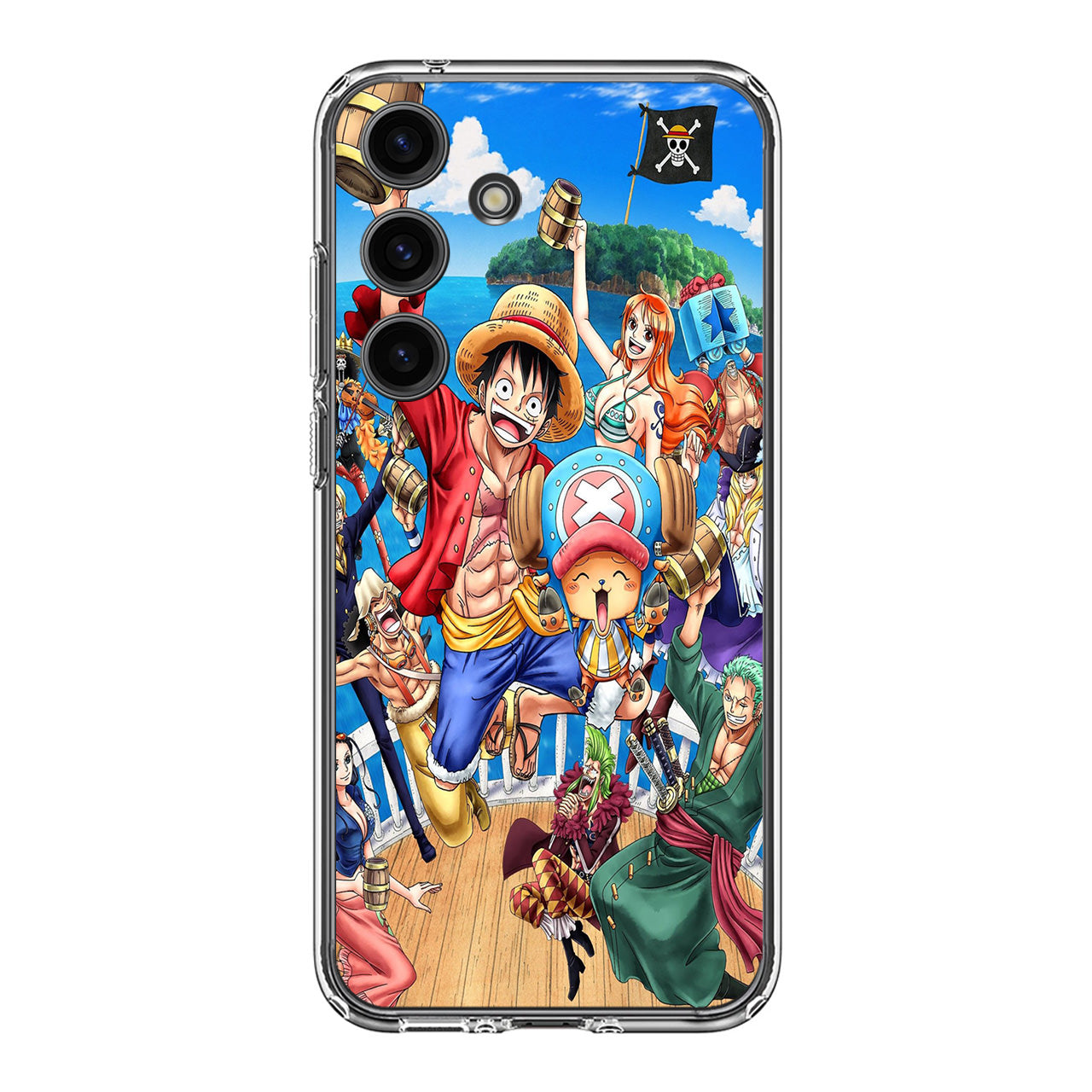 Straw Hat Pirates And Allies Samsung Galaxy S24 FE Case