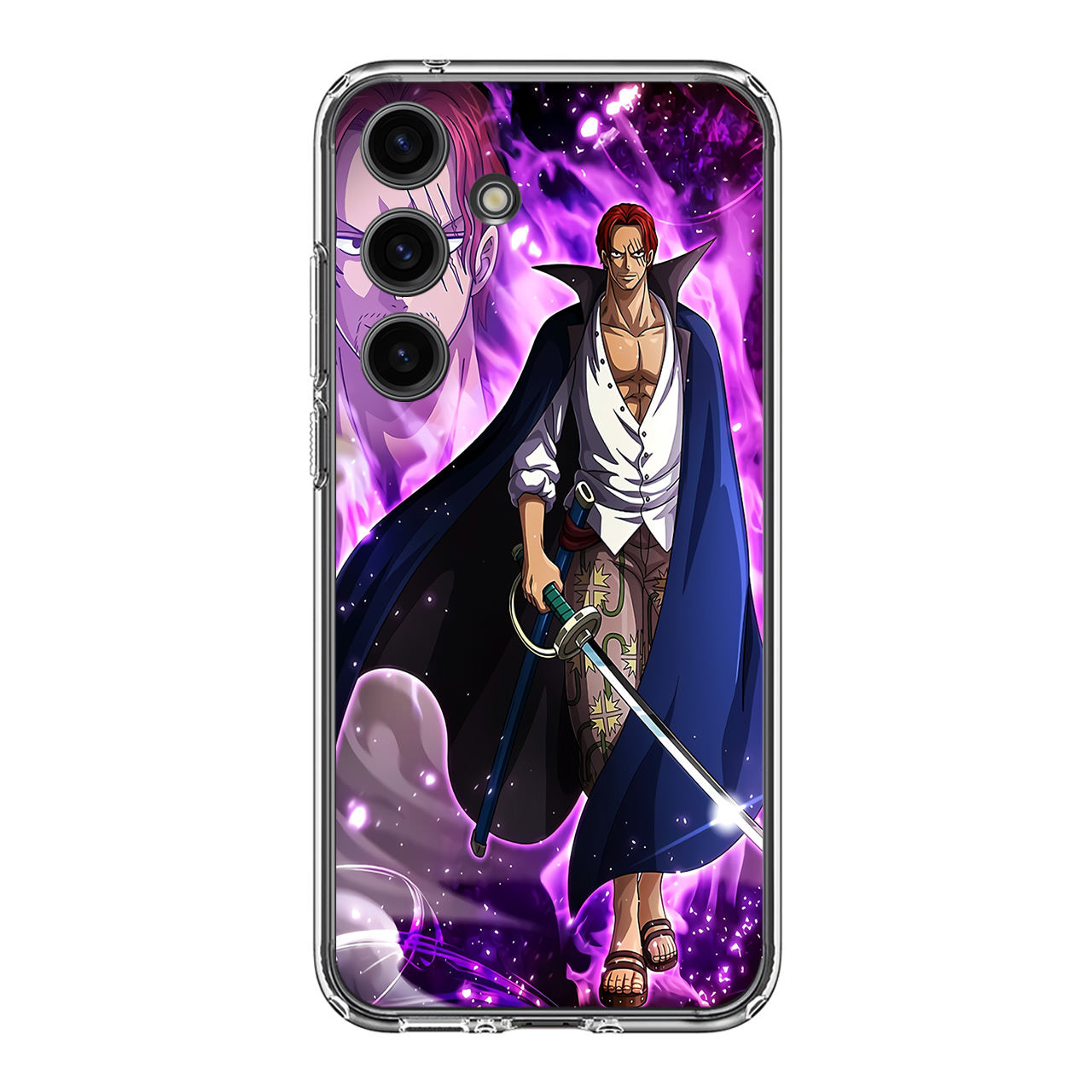 The Emperor Red Hair Shanks Samsung Galaxy S24 FE Case