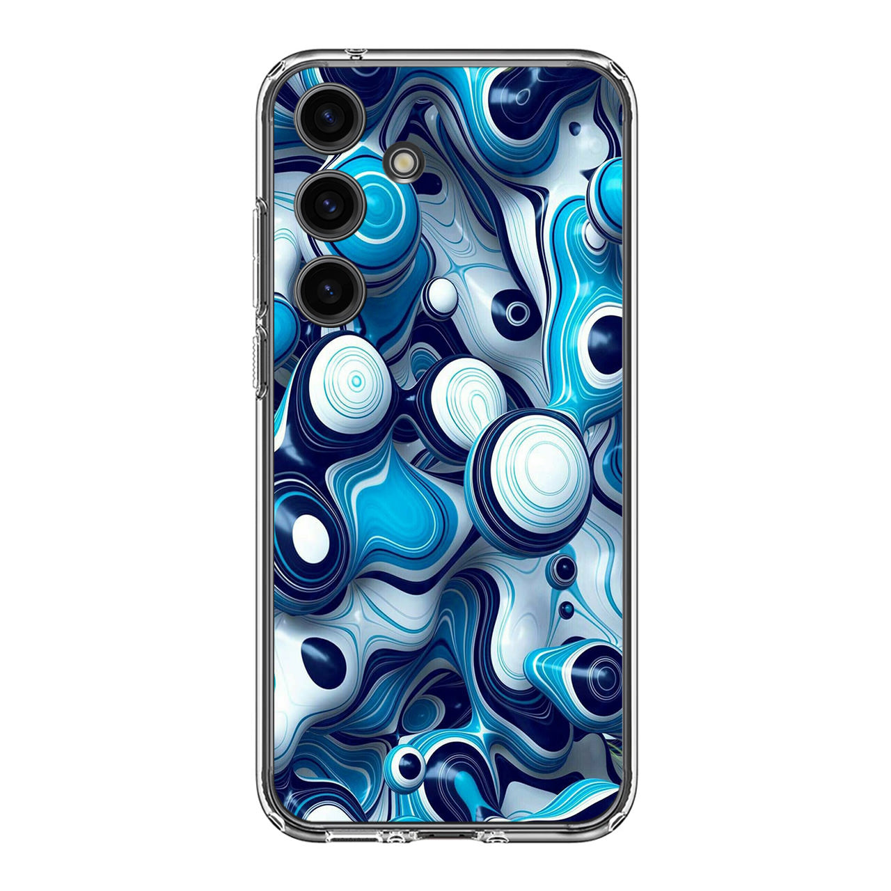 Abstract Art All Blue Samsung Galaxy S24 FE Case