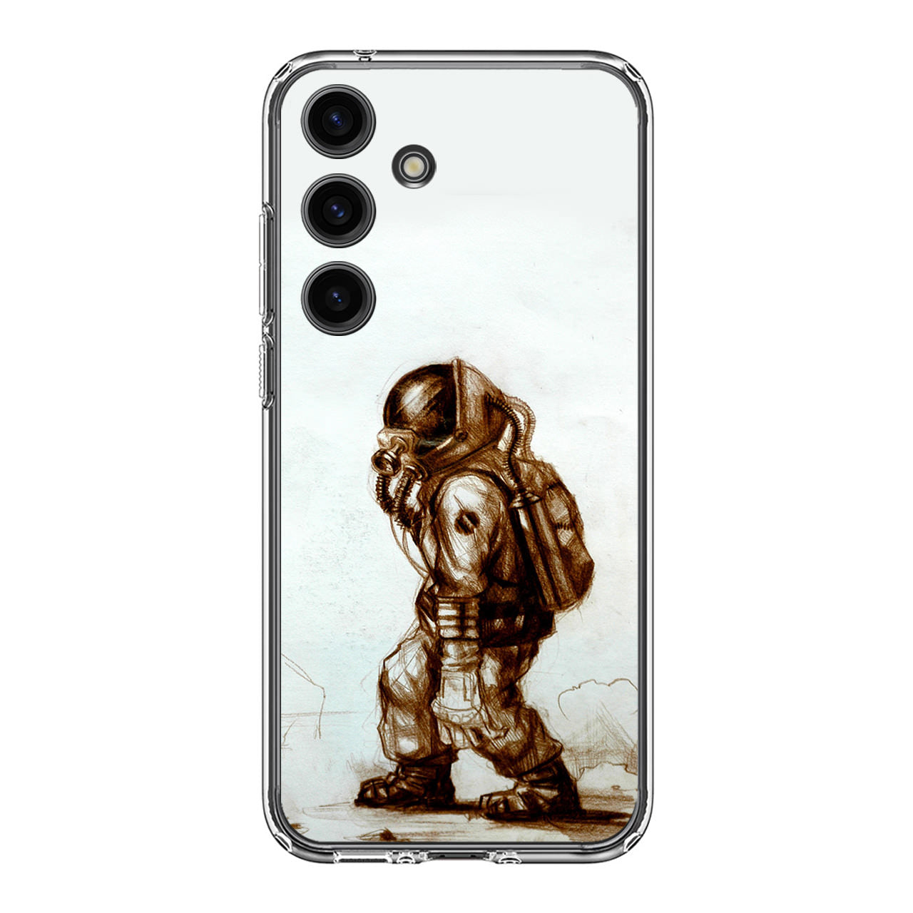 Astronaut Heavy Walk Samsung Galaxy S24 FE Case