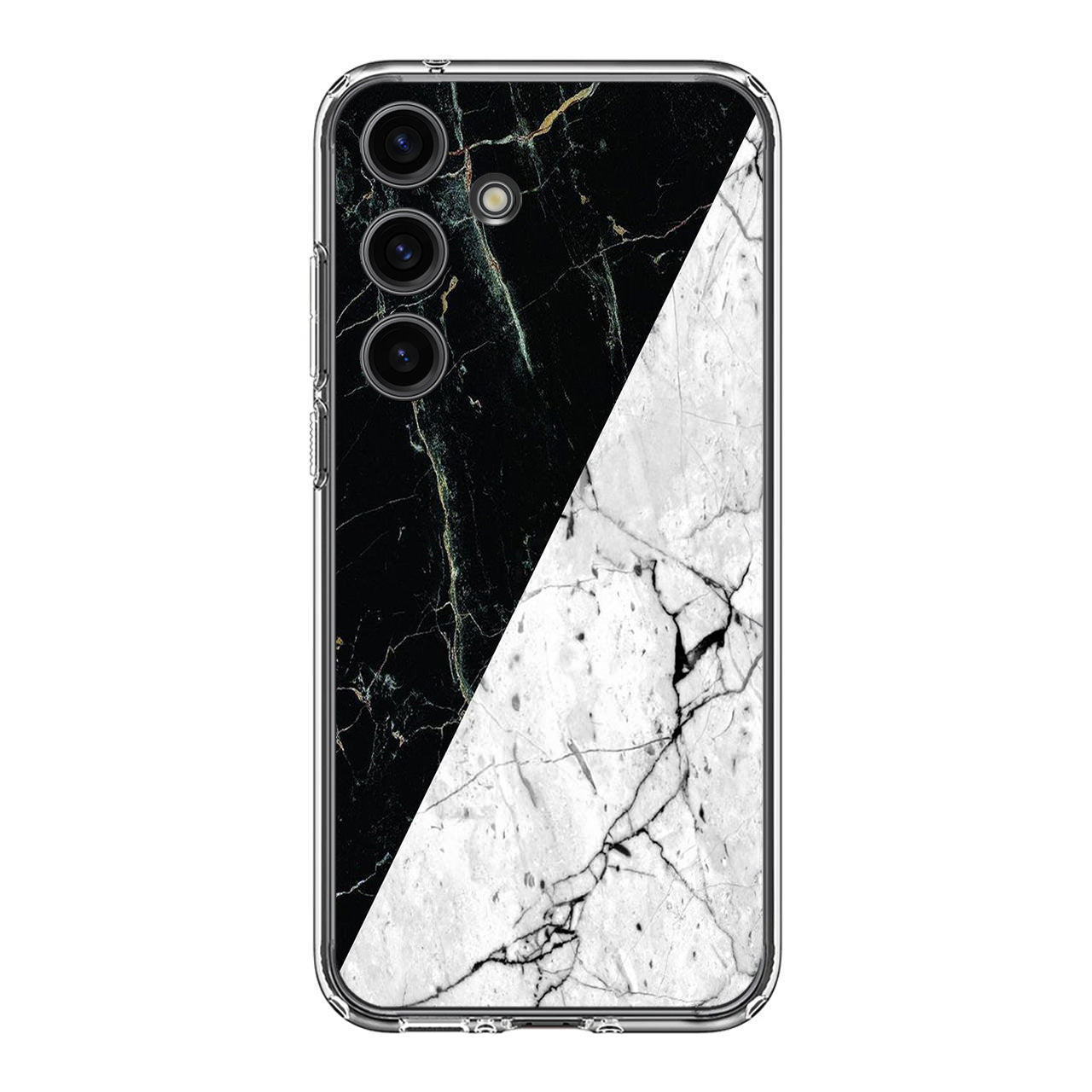 B&W Marble Samsung Galaxy S24 FE Case