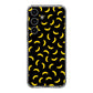 Bananas Fruit Pattern Black Samsung Galaxy S24 FE Case