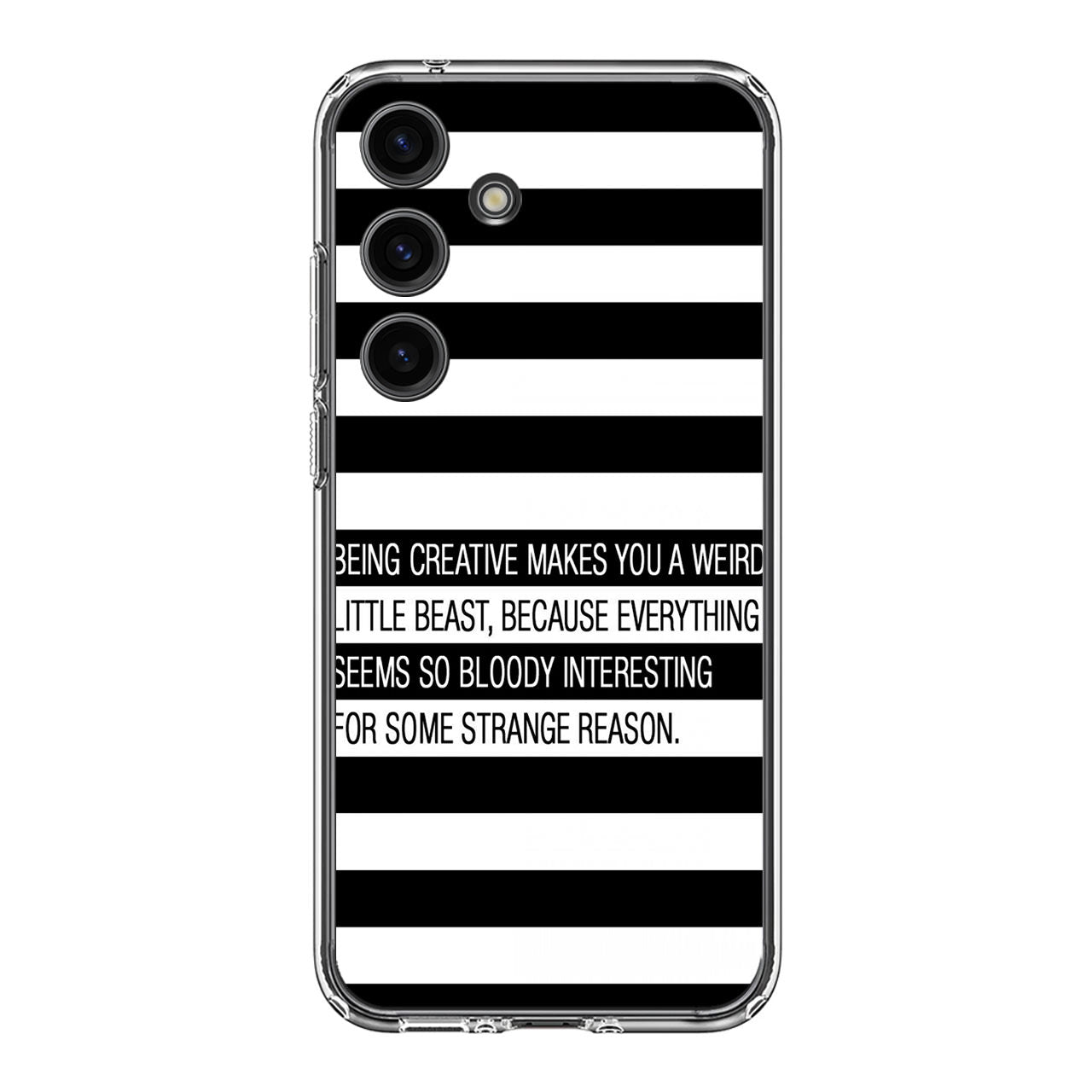 Being Creative Weird Samsung Galaxy S24 FE Case