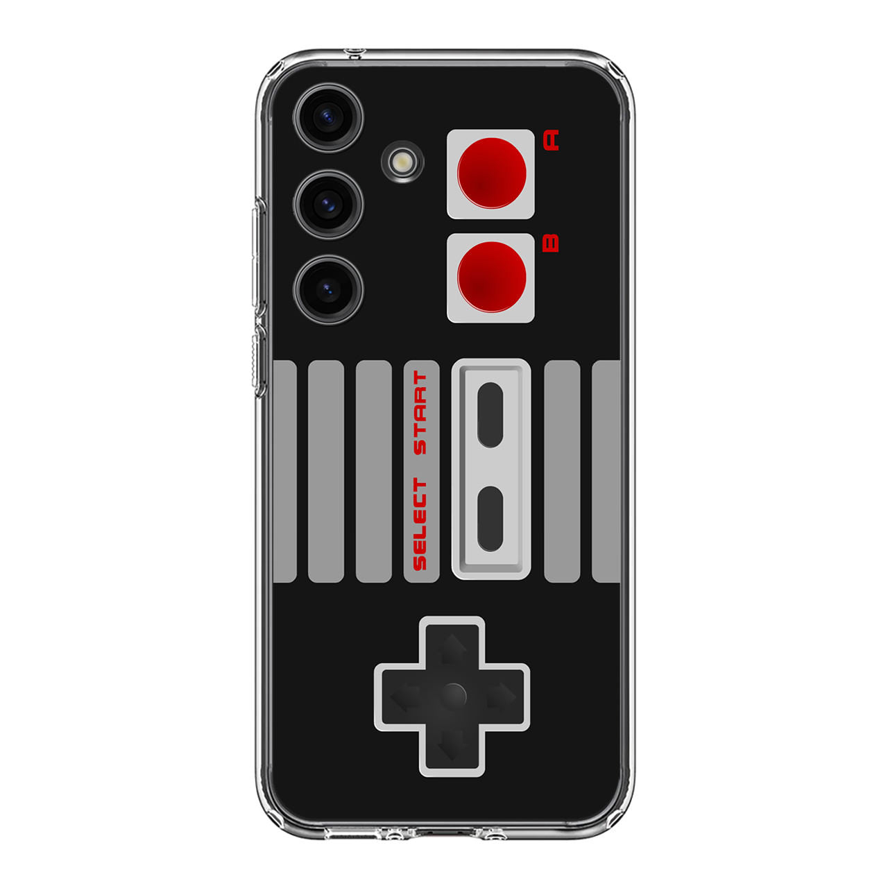 Black Console Controller Samsung Galaxy S24 FE Case