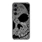 Black Skull Samsung Galaxy S24 FE Case