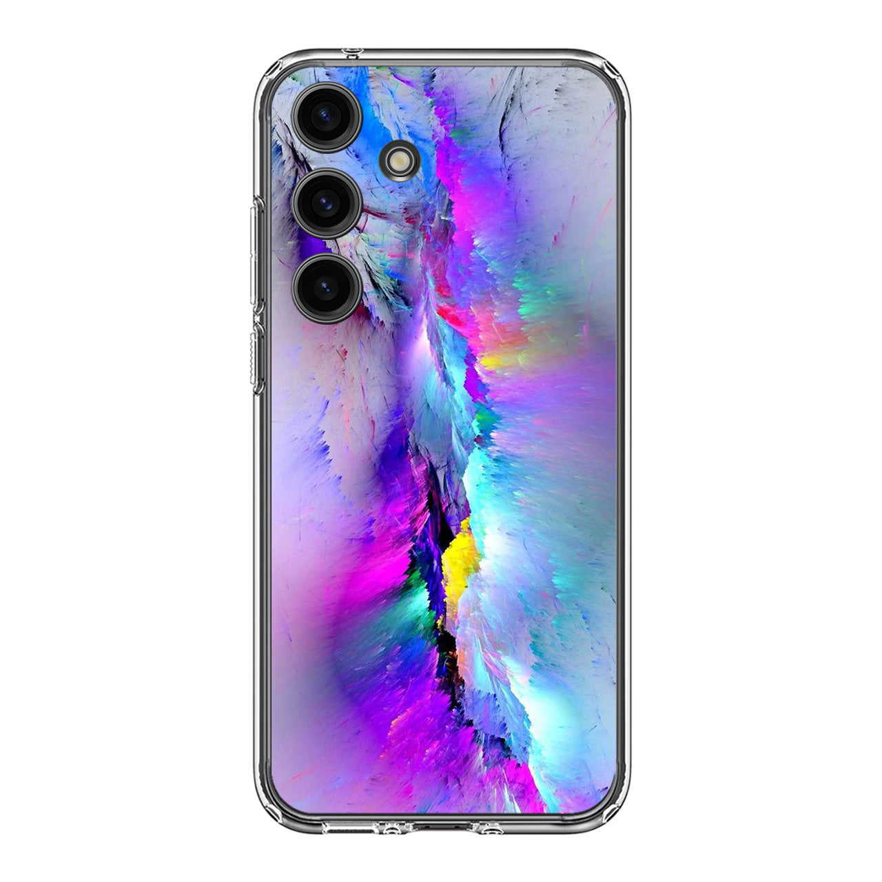 Colorful Abstract Smudges Samsung Galaxy S24 FE Case