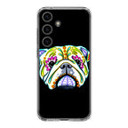 Colorful Bulldog Art Samsung Galaxy S24 FE Case