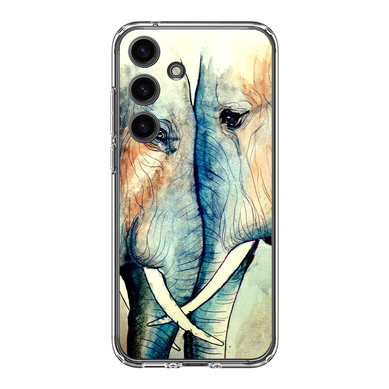 Elephants Sadness Samsung Galaxy S24 FE Case