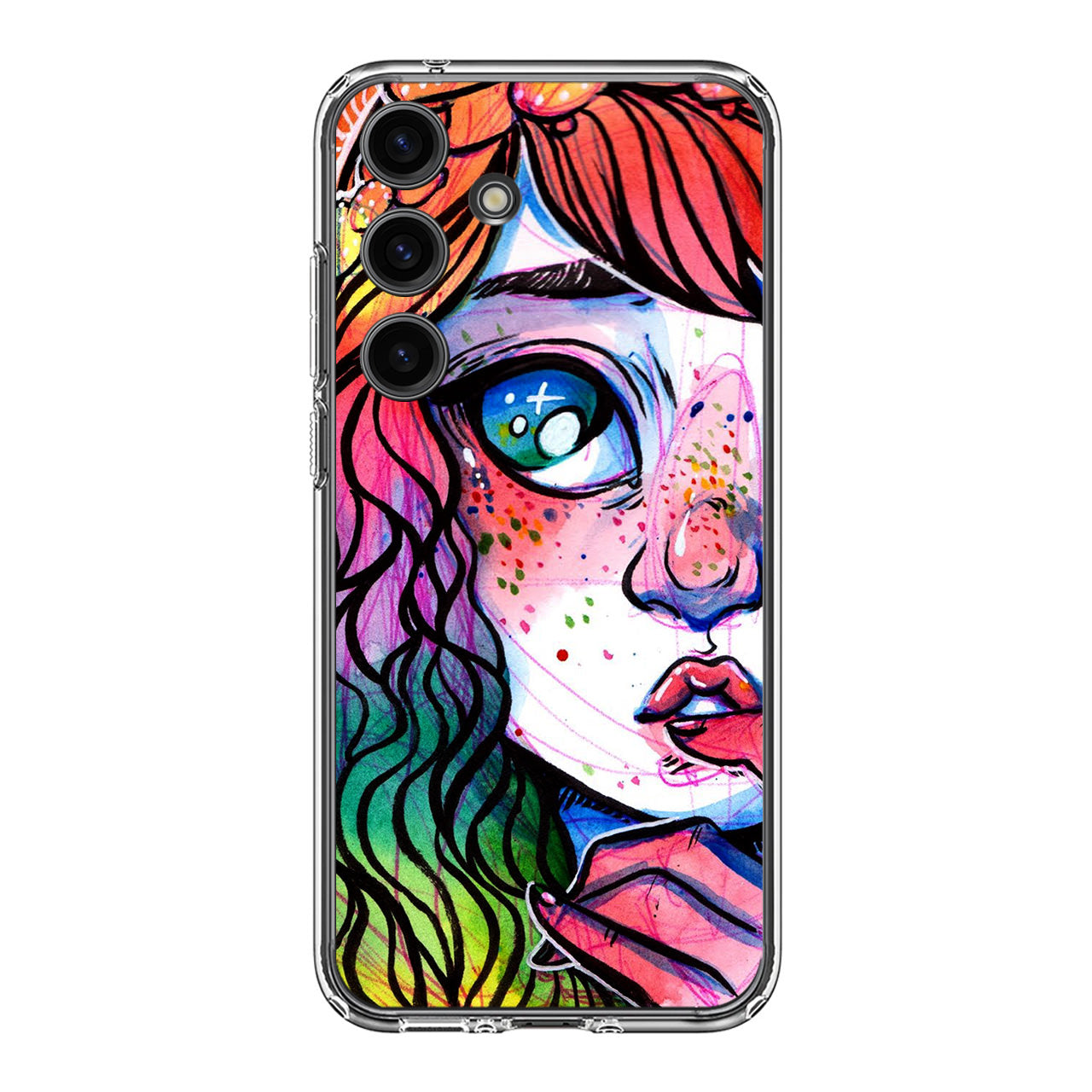 Eyes And Braids Samsung Galaxy S24 FE Case