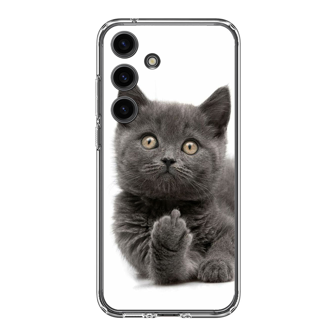 Finger British Shorthair Cat Samsung Galaxy S24 FE Case