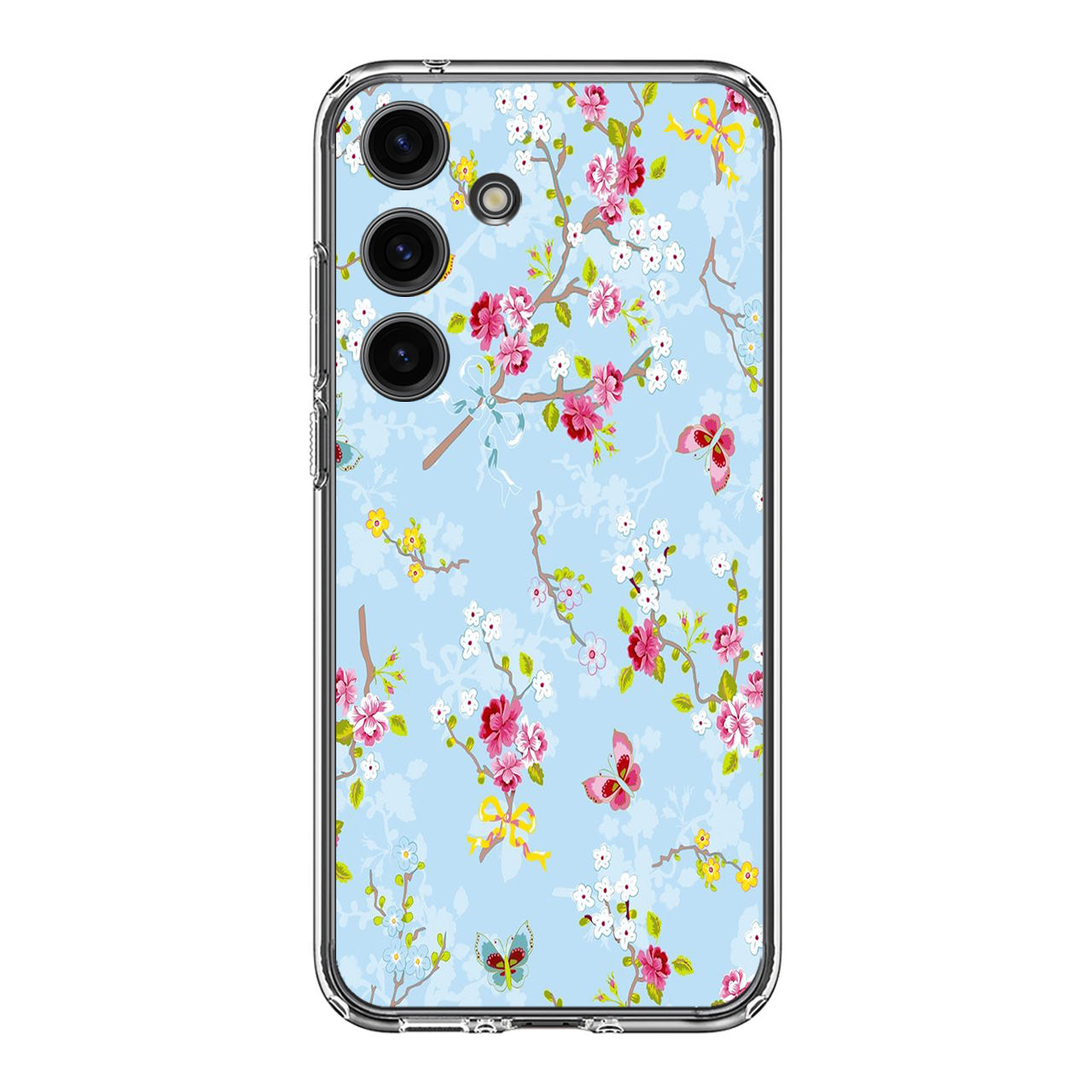 Floral Summer Wind Samsung Galaxy S24 FE Case