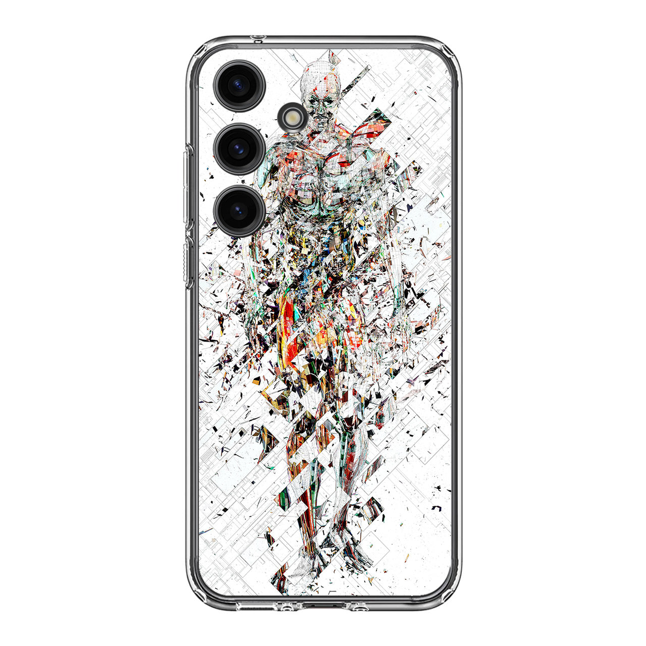 Fragmantacia Art Human Abstract Samsung Galaxy S24 FE Case