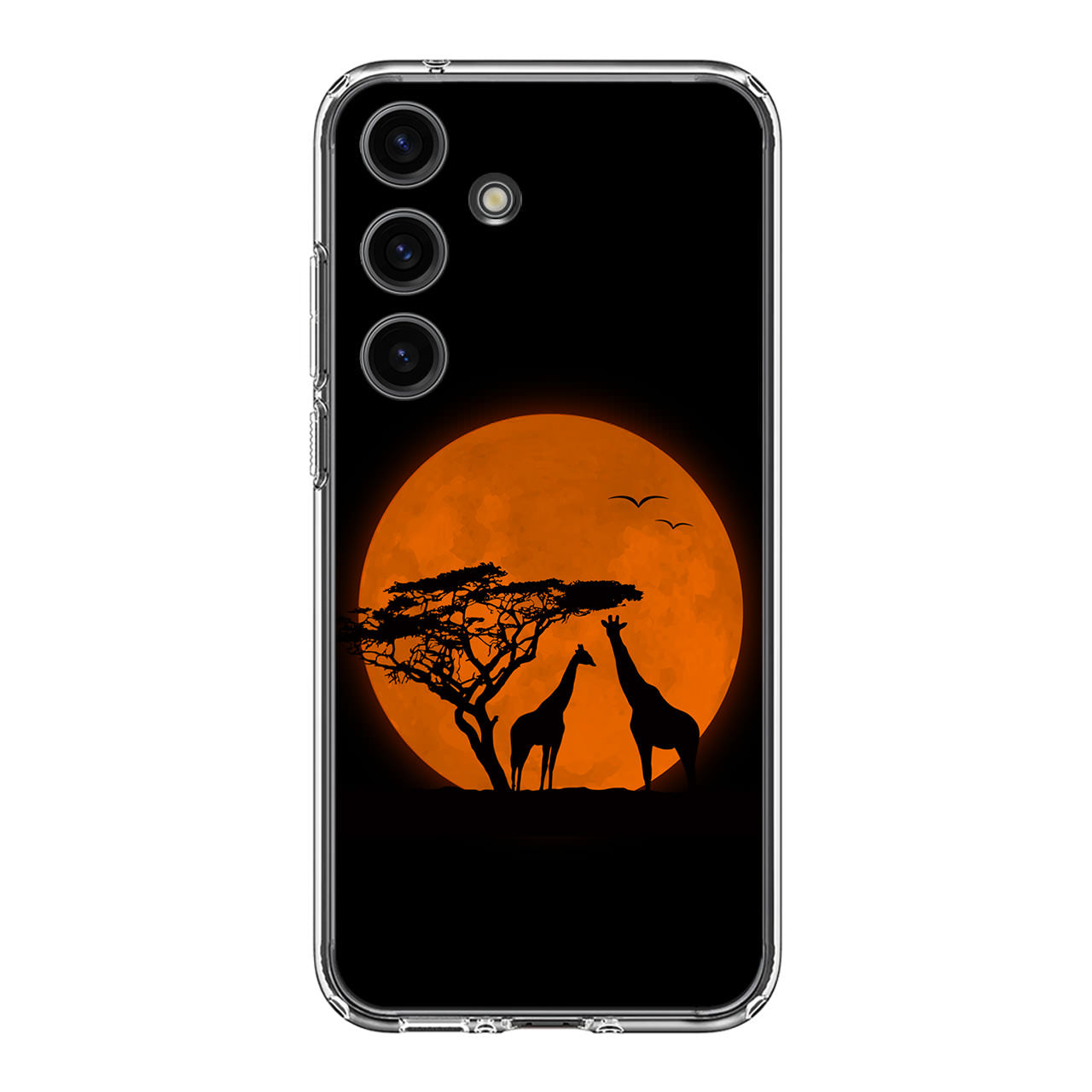 Giraffes Silhouette Samsung Galaxy S24 FE Case