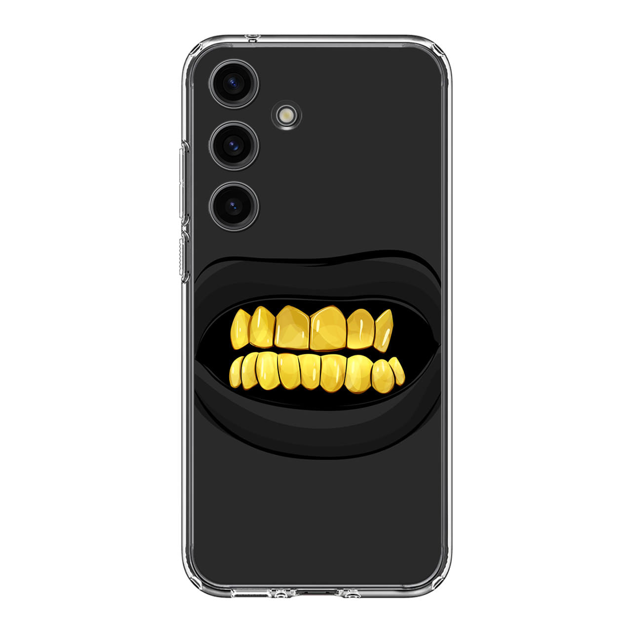 Gold Grillz Samsung Galaxy S24 FE Case