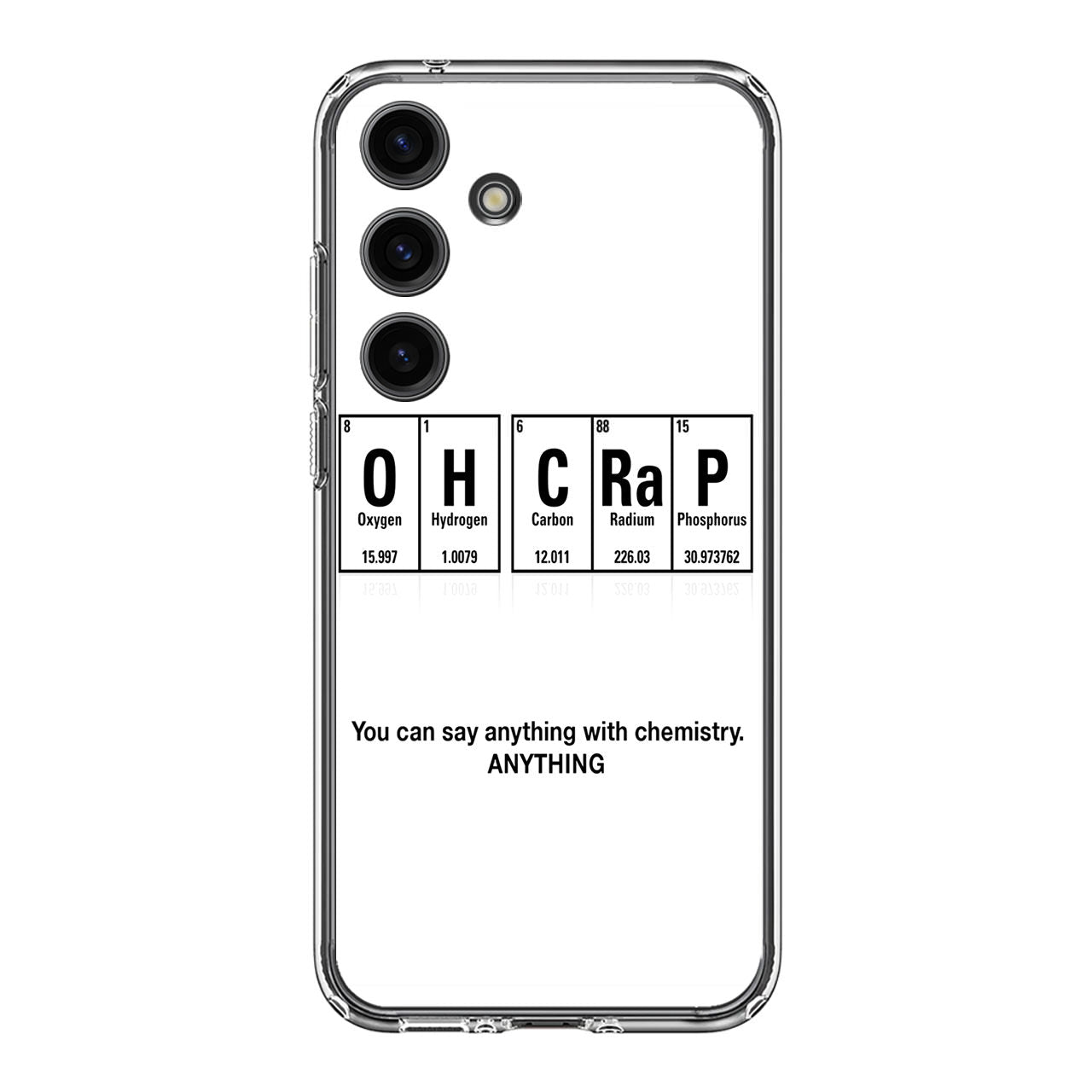 Humor Funny with Chemistry Samsung Galaxy S24 FE Case