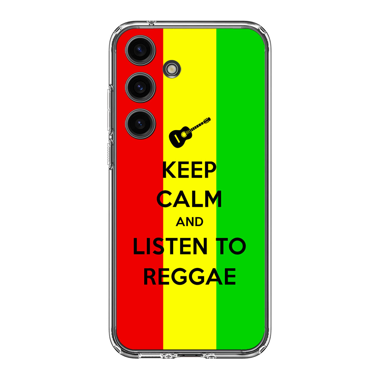 Keep Calm and Listen to Reggae Samsung Galaxy S24 FE Case