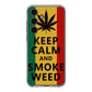 Keep Calm And Smoke Weed Samsung Galaxy S24 FE Case