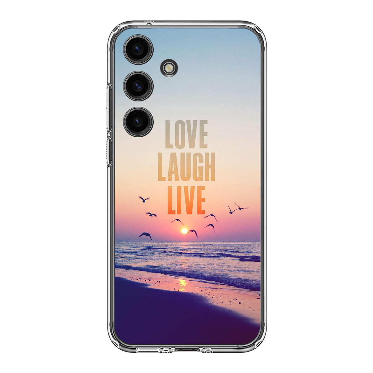 Love Laugh Live Samsung Galaxy S24 FE Case