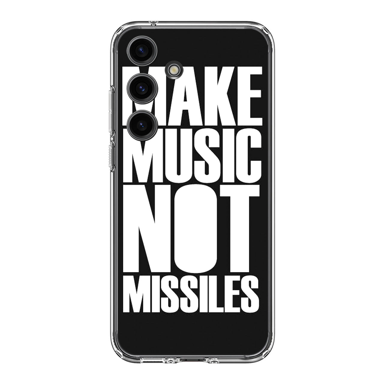 Make Music Not Missiles Samsung Galaxy S24 FE Case