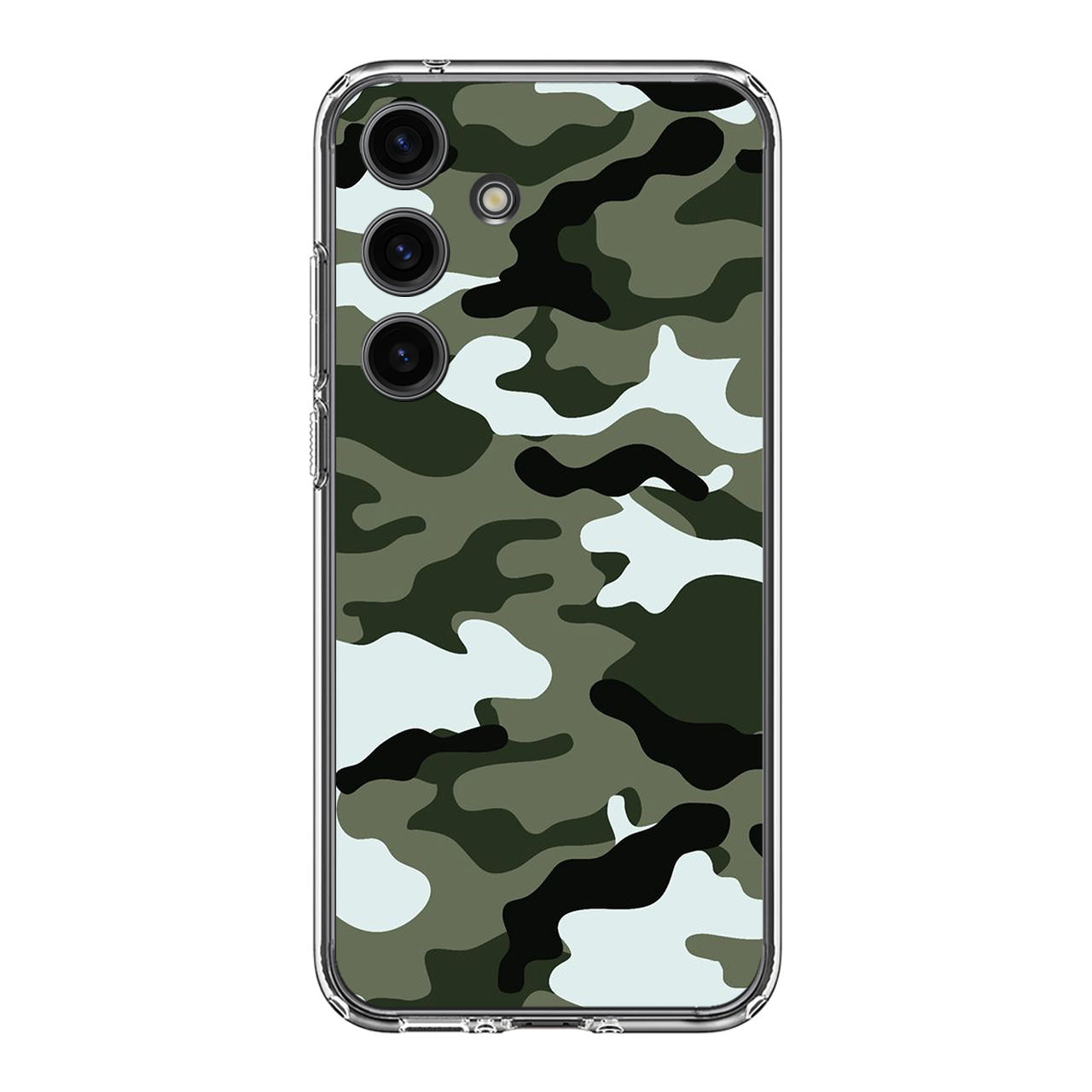 Military Green Camo Samsung Galaxy S24 FE Case