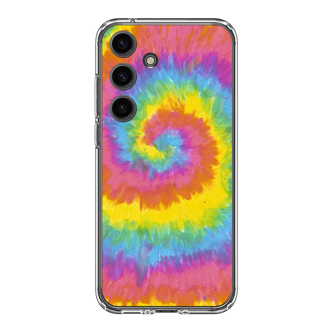 Pastel Rainbow Tie Dye Samsung Galaxy S24 FE Case