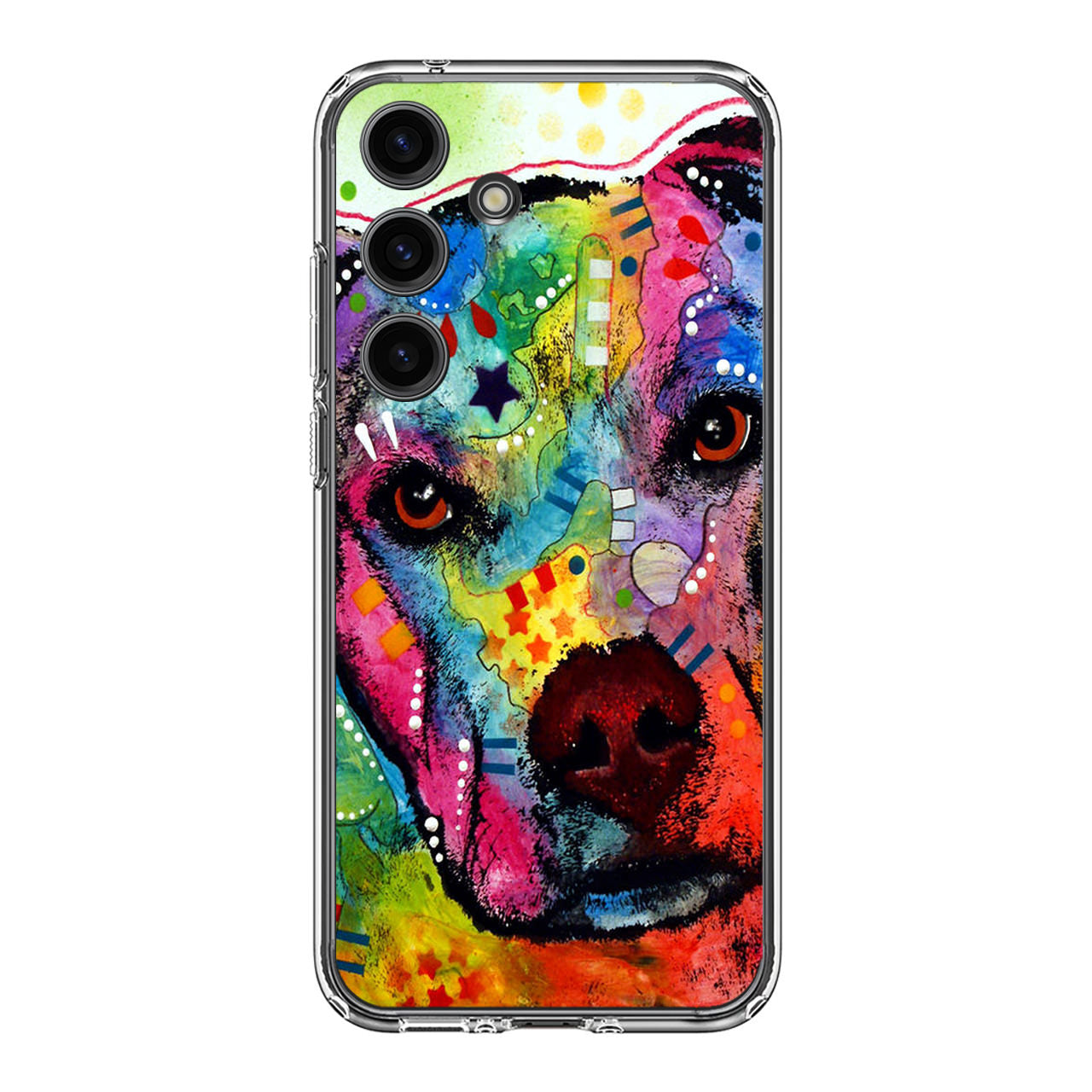 Pitbull Love Painting Samsung Galaxy S24 FE Case