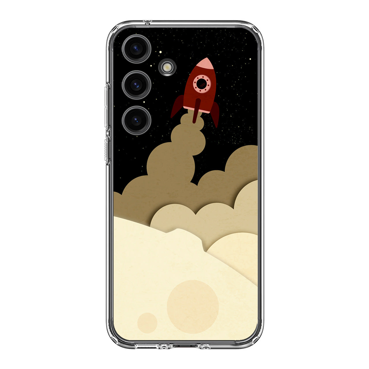 Rocket Ship Samsung Galaxy S24 FE Case