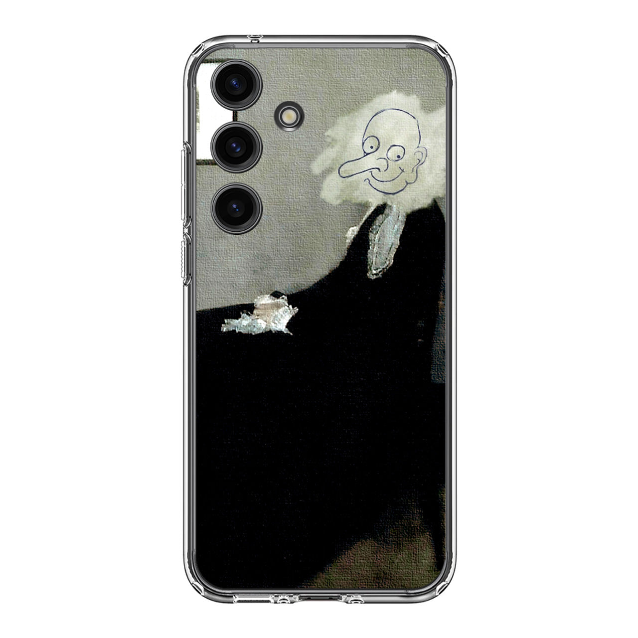 Whistler's Mother by Mr. Bean Samsung Galaxy S24 FE Case