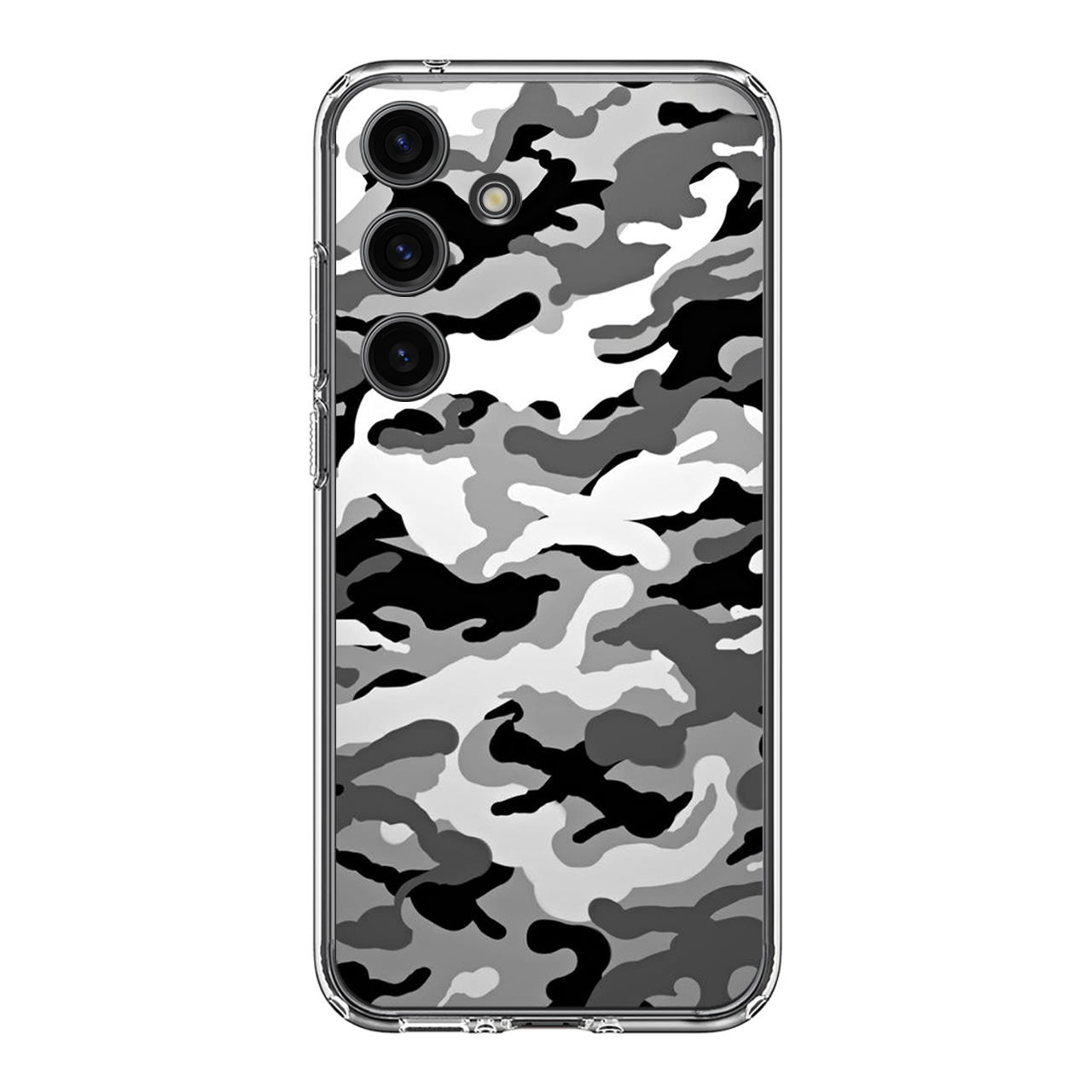 Winter Army Camo Samsung Galaxy S24 FE Case