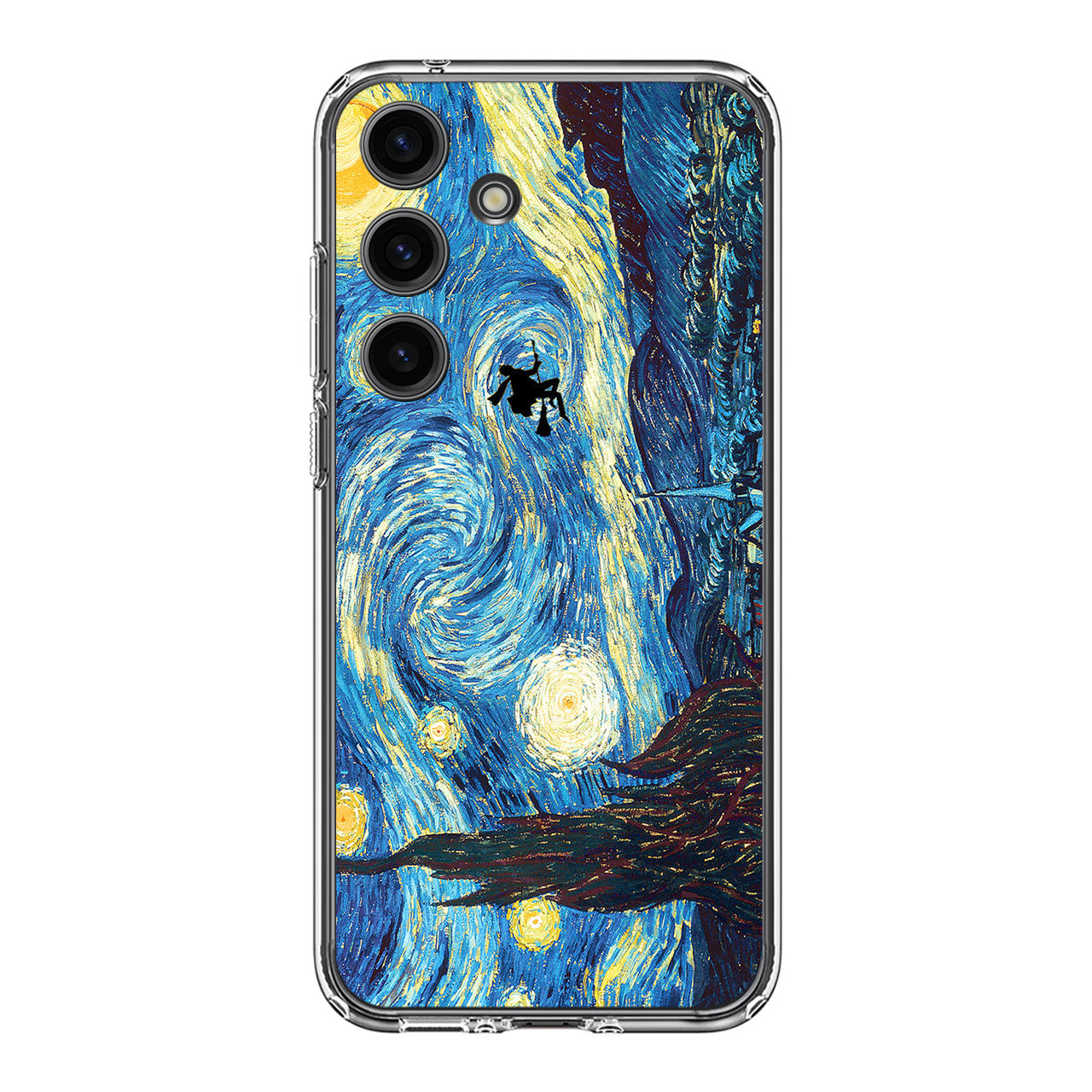 Witch on The Starry Night Sky Samsung Galaxy S24 FE Case