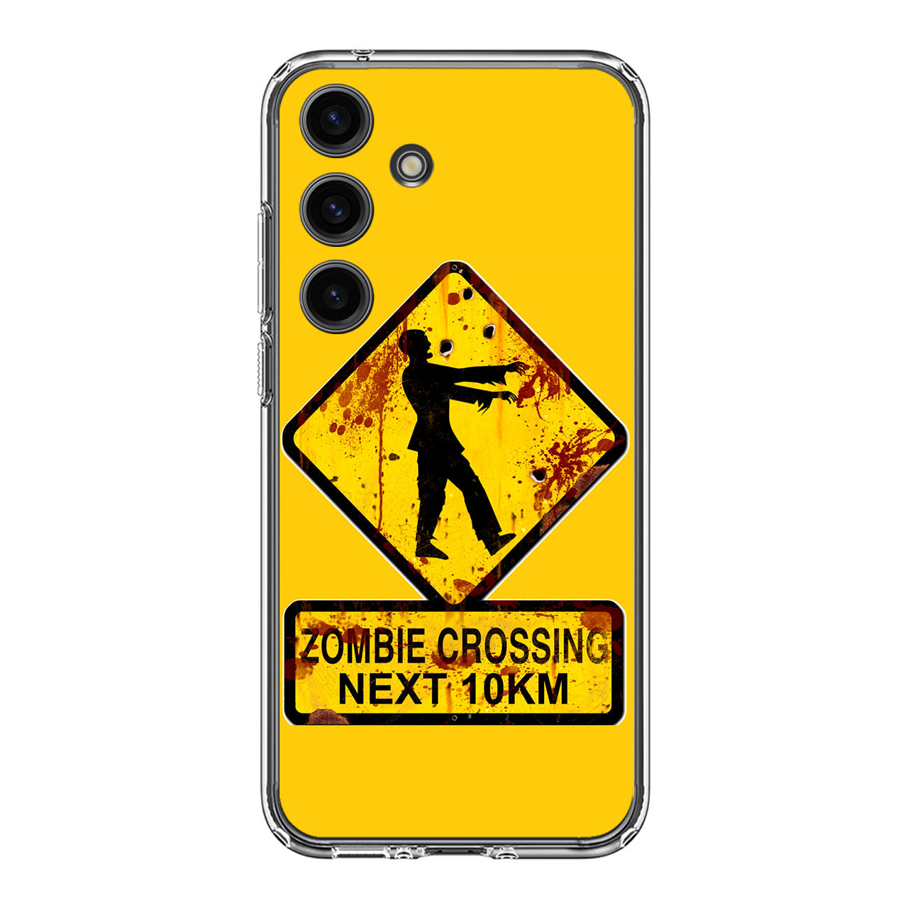 Zombie Crossing Sign Samsung Galaxy S24 FE Case