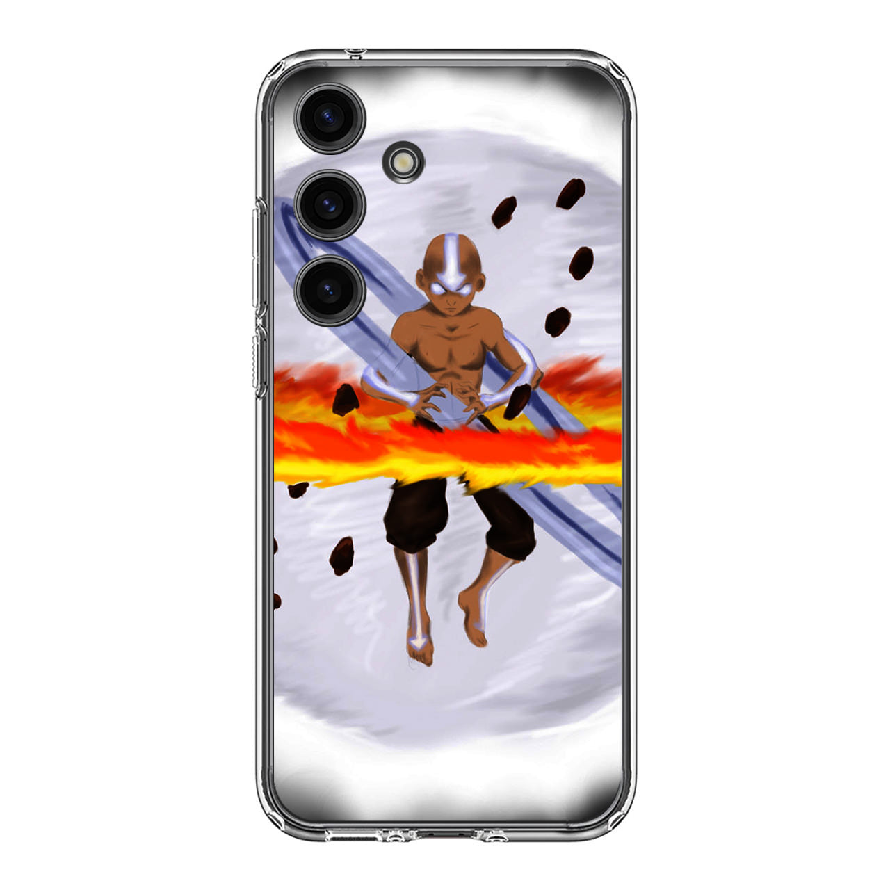 Avatar Aang Controls Four Elements Samsung Galaxy S24 FE Case