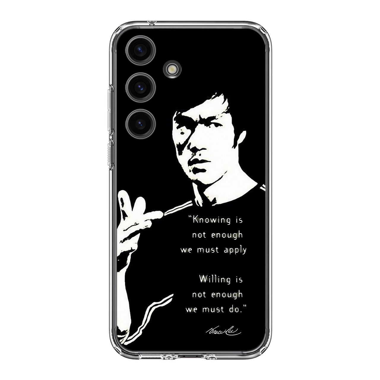 Bruce Lee Quotes Samsung Galaxy S24 FE Case