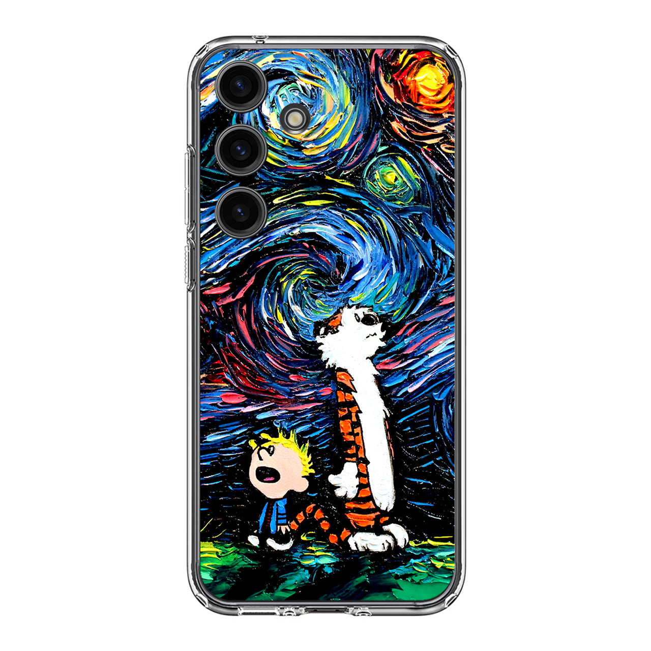 Calvin Art At Starry Night Samsung Galaxy S24 FE Case