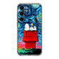 Dog Lying Under Starry Night Van Gogh Samsung Galaxy S24 FE Case