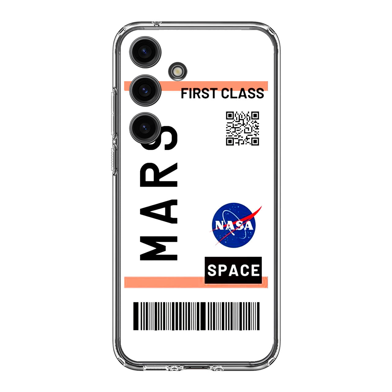 First Class Ticket To Mars Samsung Galaxy S24 FE Case