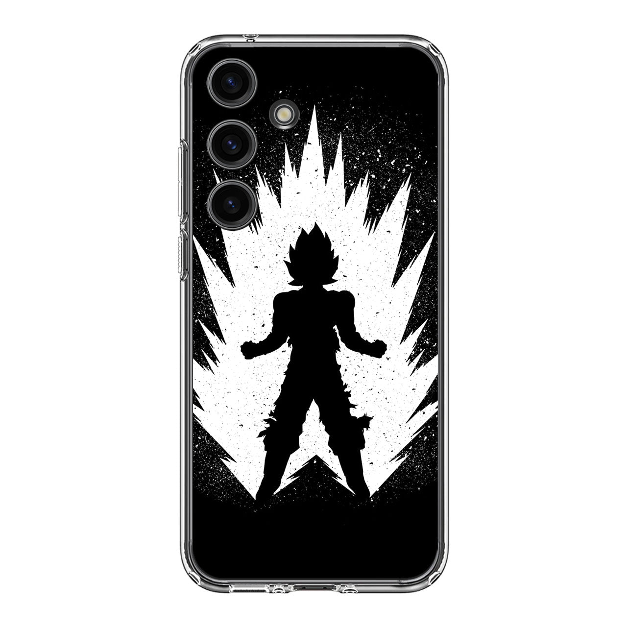 Goku Super Saiyan Black White Samsung Galaxy S24 FE Case