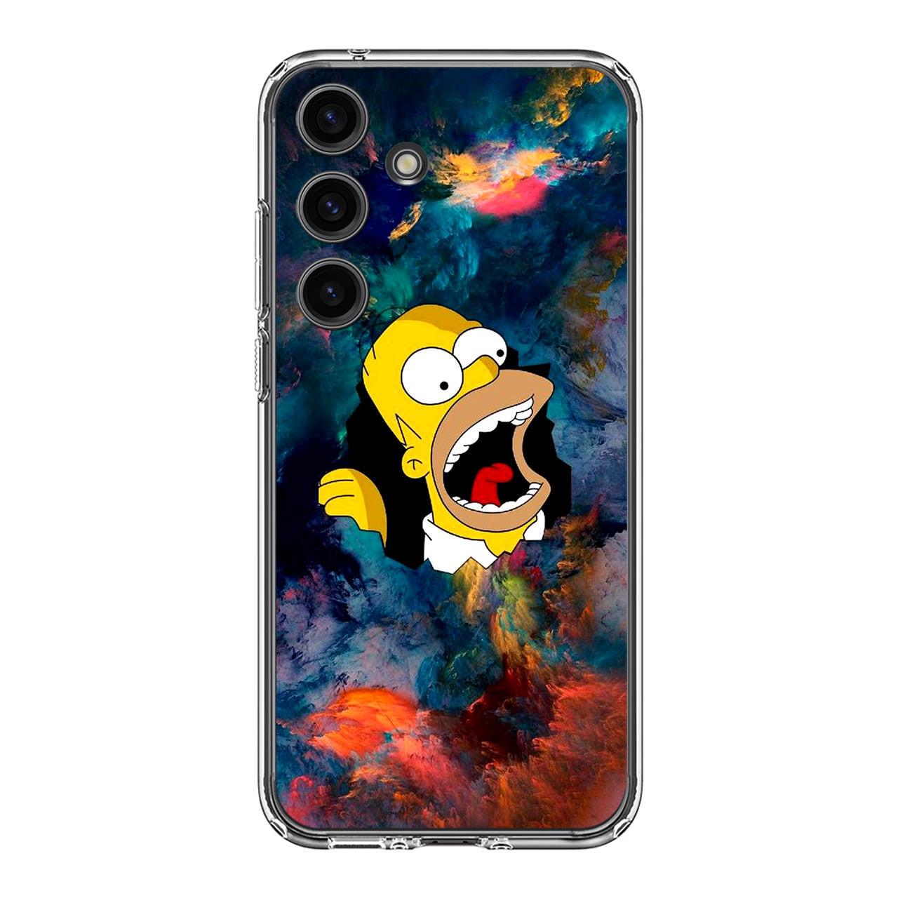 Homer Behind The Black Hole Samsung Galaxy S24 FE Case