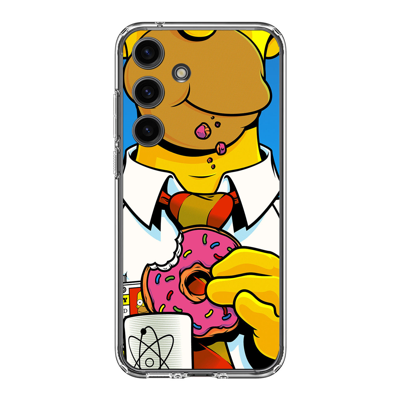 Homer Eats Donut Samsung Galaxy S24 FE Case