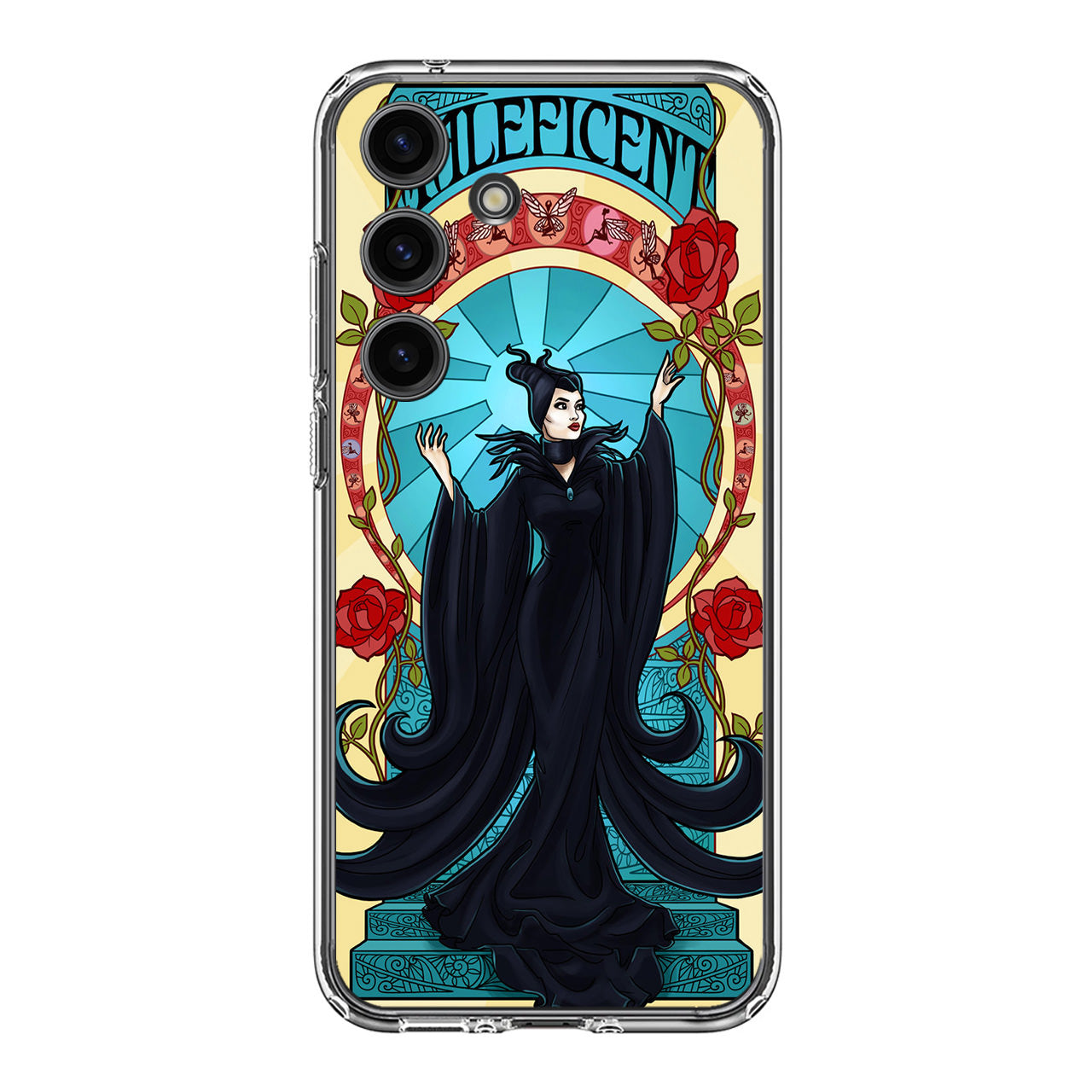 Maleficent With Flower Samsung Galaxy S24 FE Case