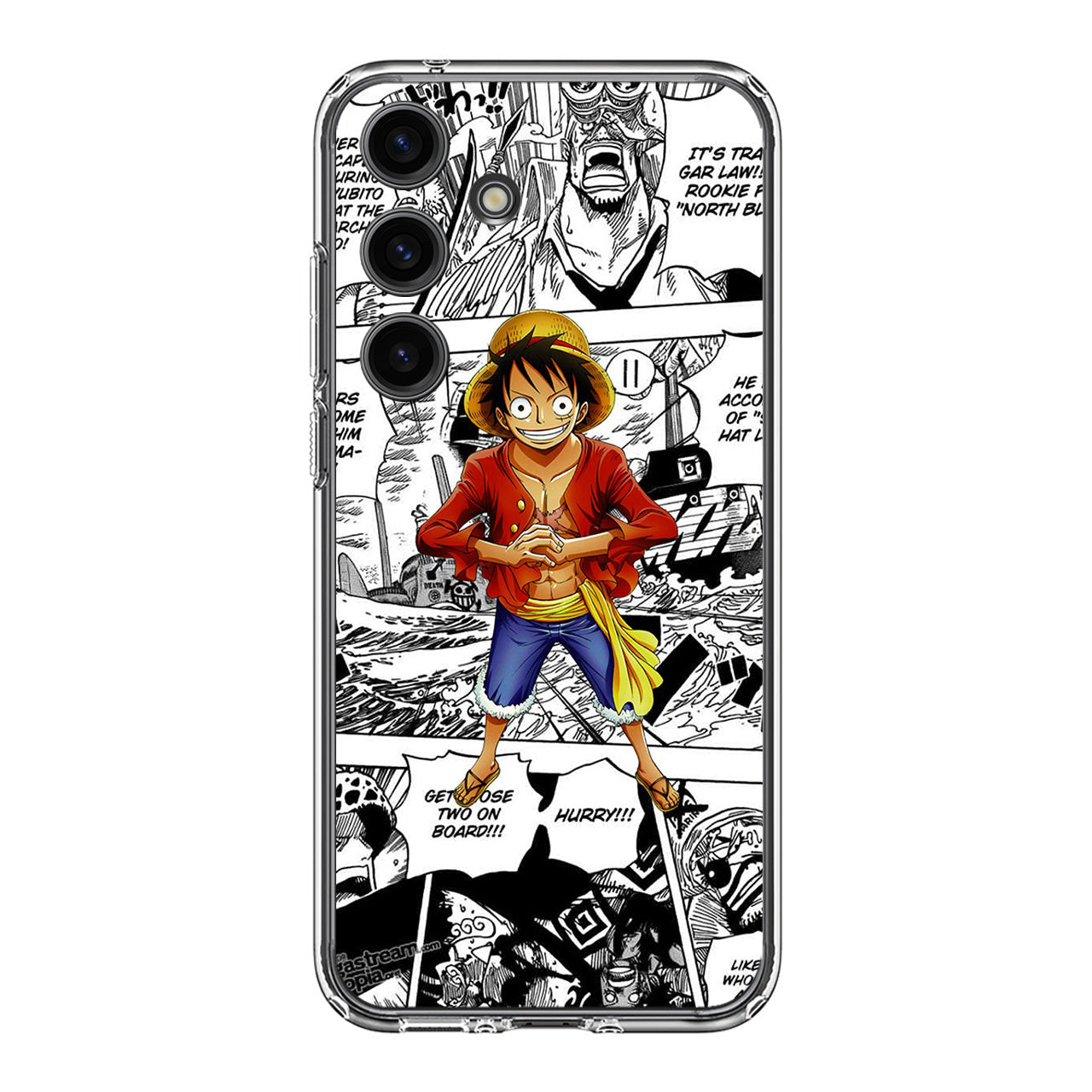 One Piece Luffy Comics Samsung Galaxy S24 FE Case