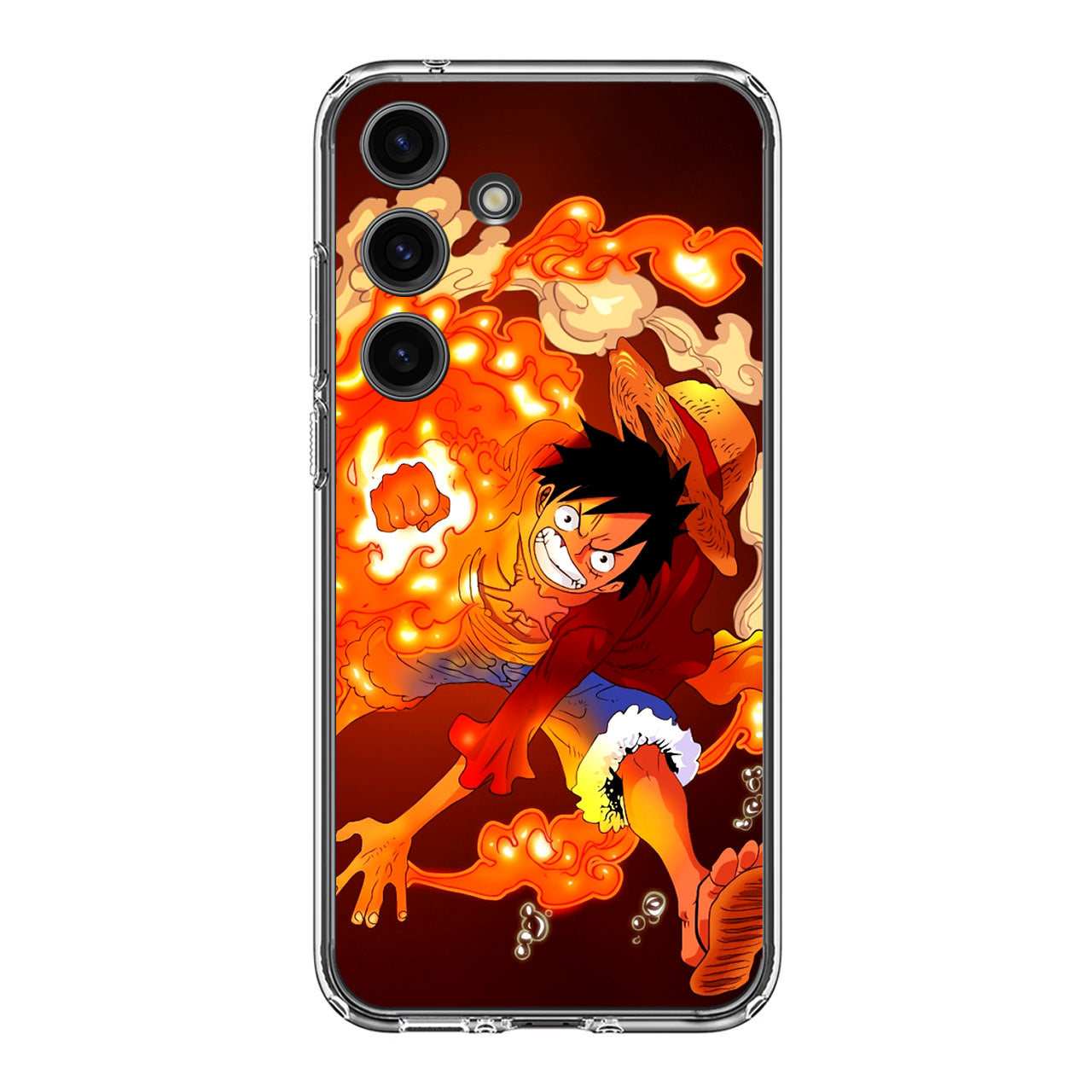 One Piece Luffy Red Hawk Samsung Galaxy S24 FE Case