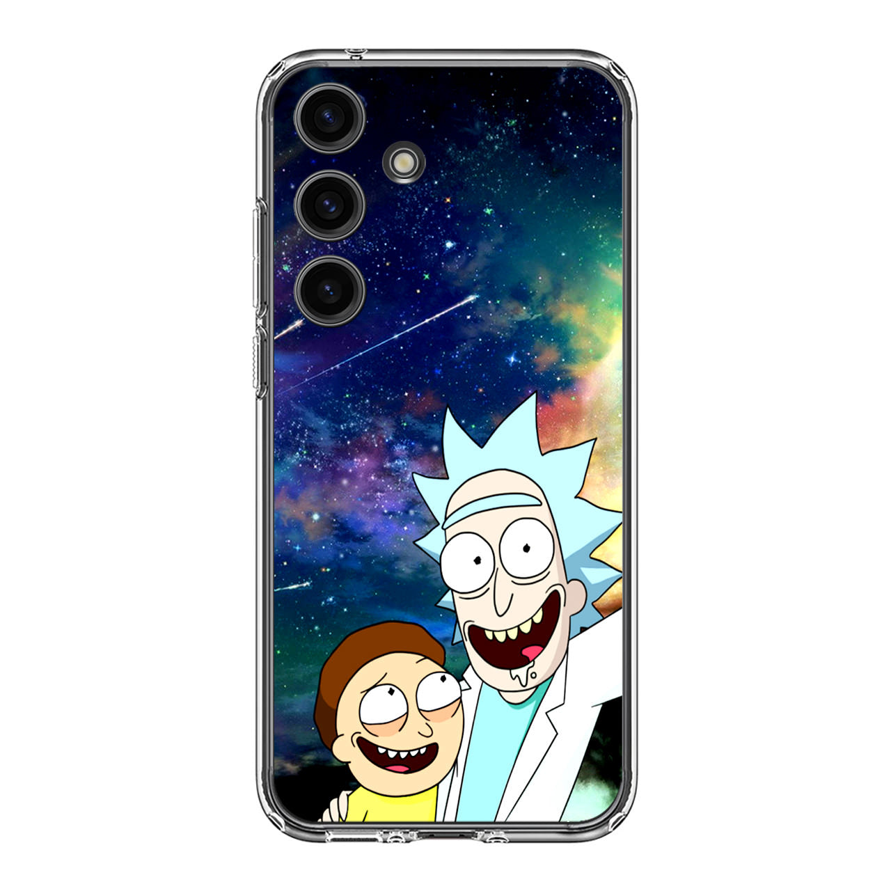 Rick And Morty In The Space Samsung Galaxy S24 FE Case