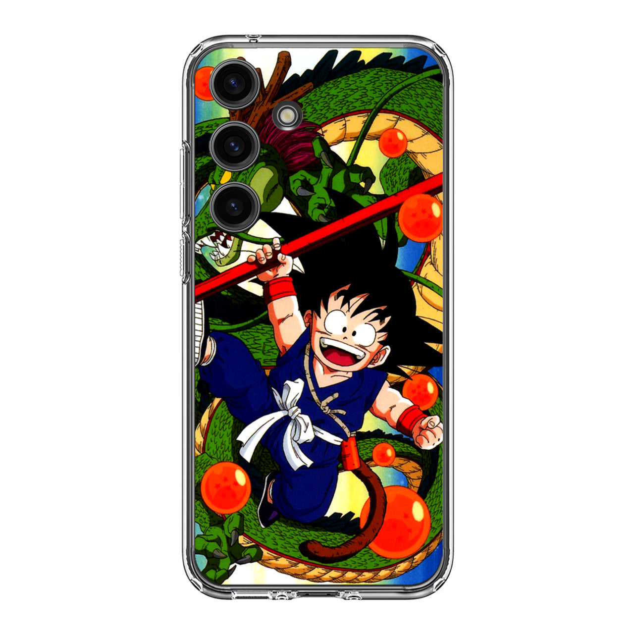 Shenlong And Little Goku Dragon Ball Samsung Galaxy S24 FE Case